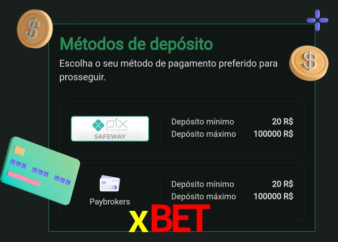 O cassino xbet oferece uma grande variedade de métodos de pagamento